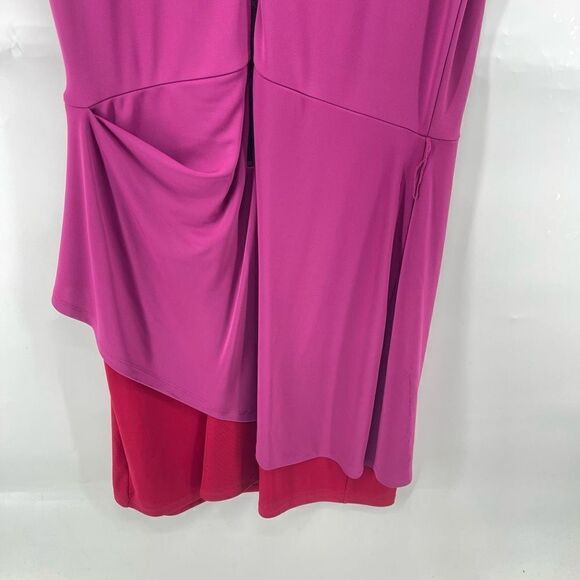 Narciso Rodriguez for Design Nation Womens Shift Dress Stretch Size Large Pink - Picture 4 of 13